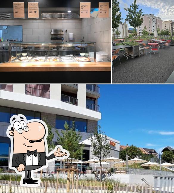 Gli interni di Coop Restaurant Delémont Le Ticle
