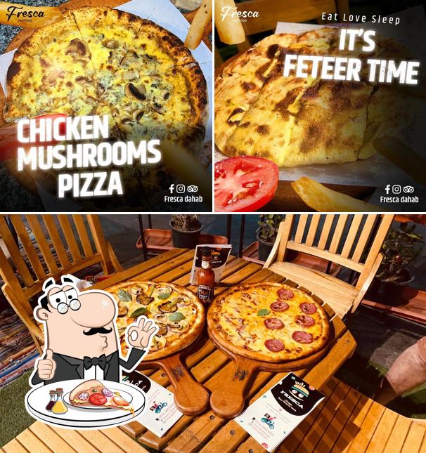 Choisissez différents types de pizzas