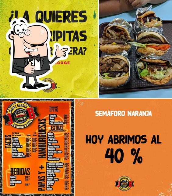 Look at this photo of Juárez Burgers