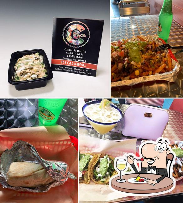 California Burritos, 2 Cellu Dr in Nashua Restaurant menu and reviews