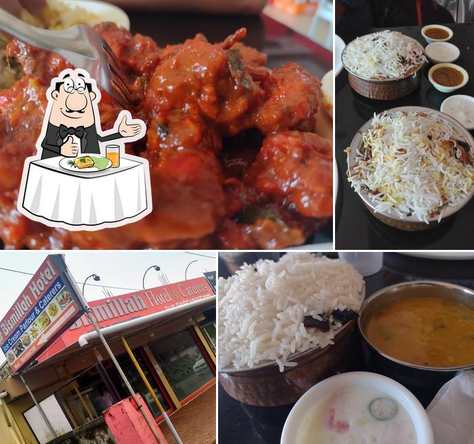 Food at Bismillah Hotel, katapady
