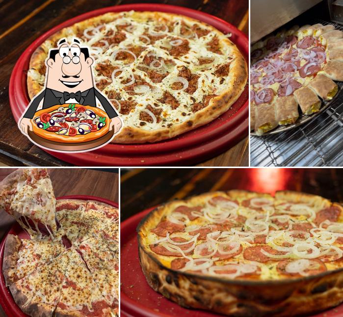 Peça pizza no Qu4ttro Pizza e Esfiha