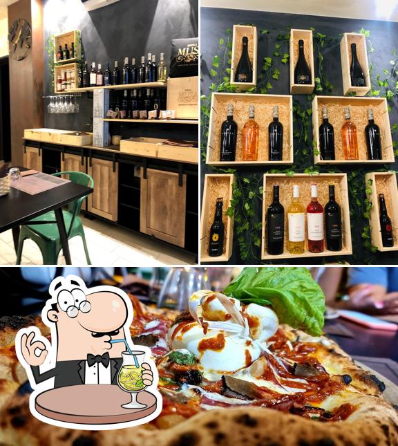 L’image de la boire et pizza de TRITICUM Food&Beer’s