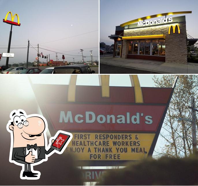 Here's a photo of McDonald's