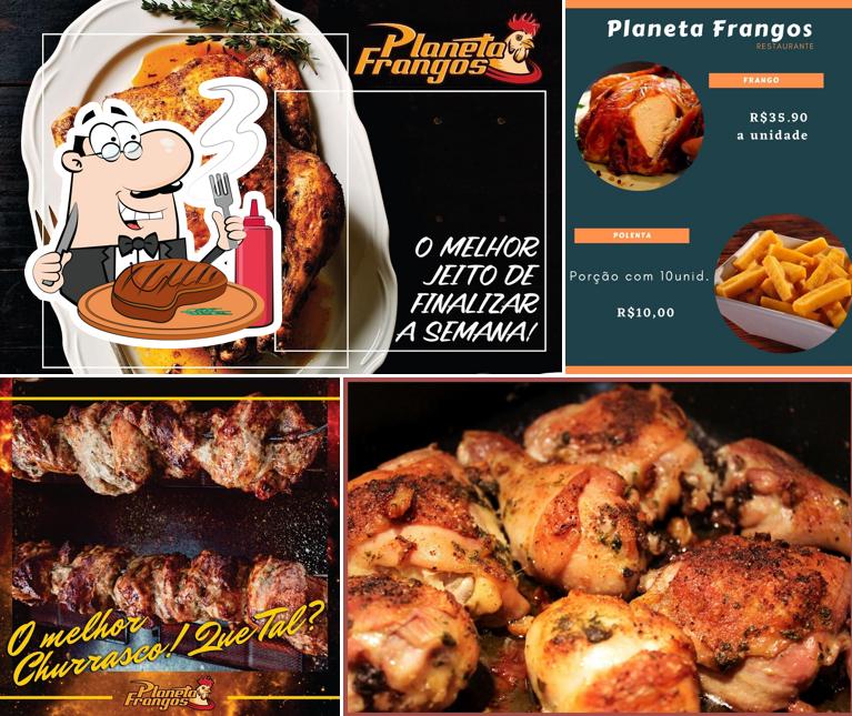 Planeta Frangos provê refeições de carne