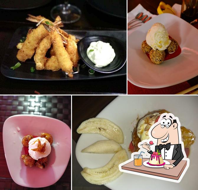 The Red Ginger offers a selection of sweet dishes