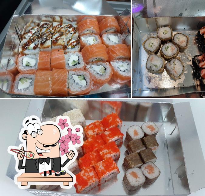 Закажите различные сеты суши