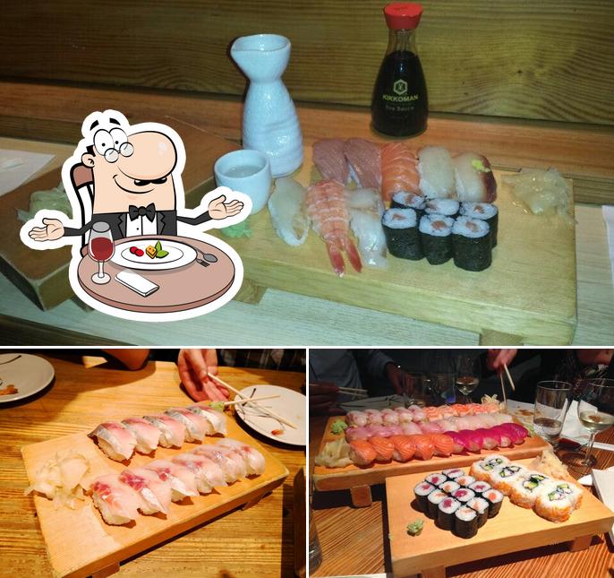 Sehen Sie das Foto von esstisch und sushi bei Yamayu Santatsu an