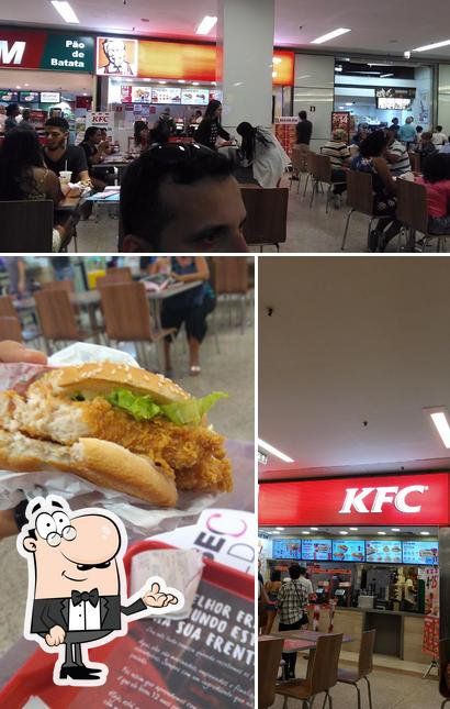 O interior do KFC