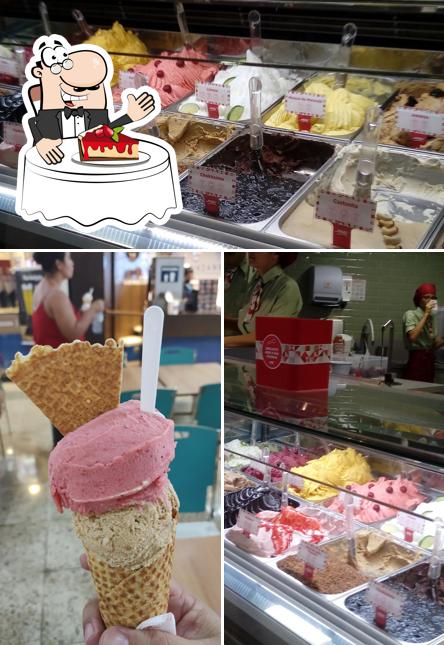 Gelateria Moderna - Shopping Riomar serve uma variedade de sobremesas