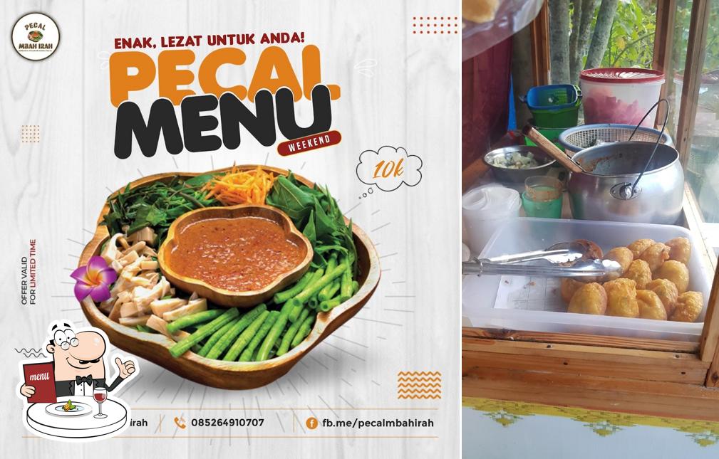 Meals at Pecal Mbah Irah