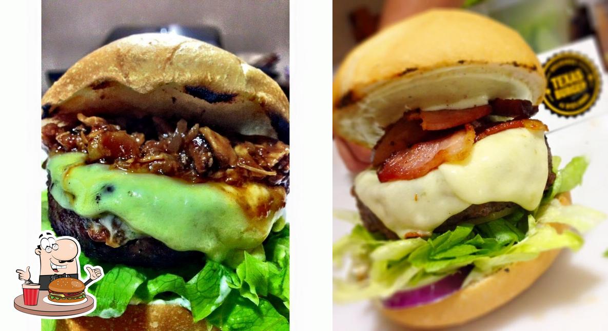 Os hambúrgueres do Texas Burger irão satisfazer uma variedade de gostos