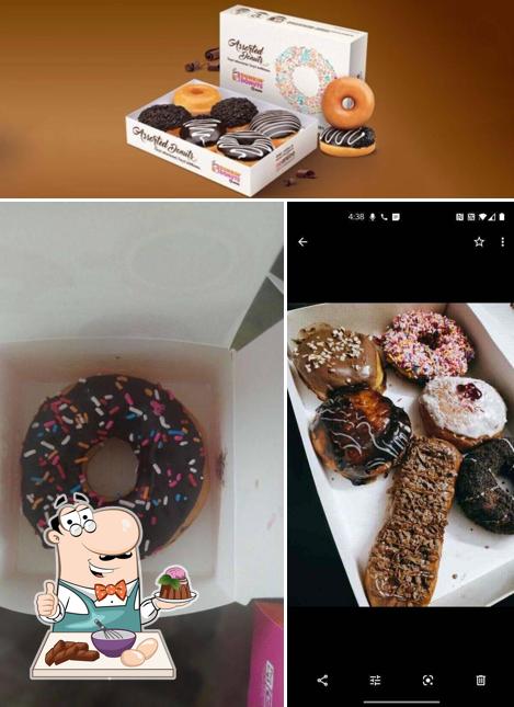 Dunkin' Donuts provides a selection of desserts