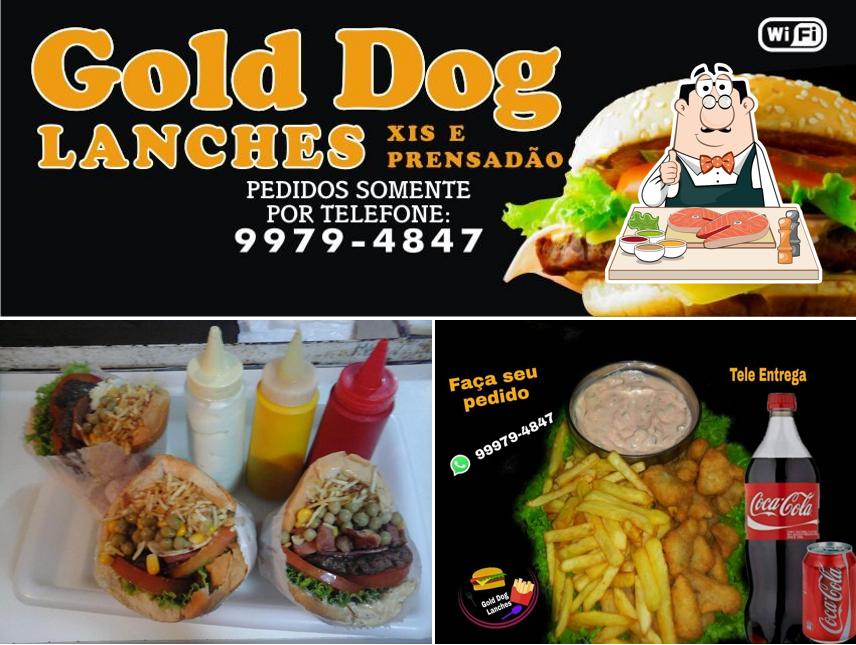 Peixe e fritas em Gold DOG