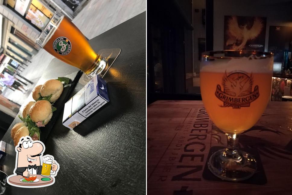 Vous pouvez prendre une pinte de bière blonde ou brune