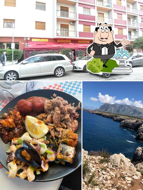 La foto della esterno e bevanda di Antica Gastronomia Palumbo