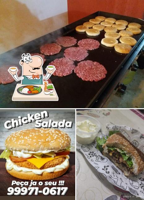 Comida em Kreb's burguer hambúrgueria