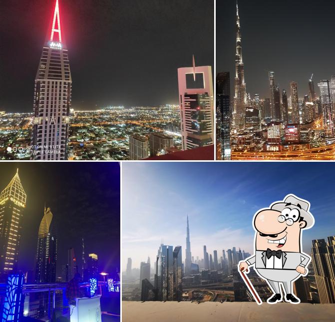 Level 47 Rooftop Bar & Lounge, Dubai, Carlton Downtown Hotel - Sheikh ...