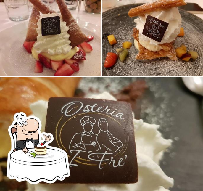 Osteria I Frè propose une éventail de plats sucrés