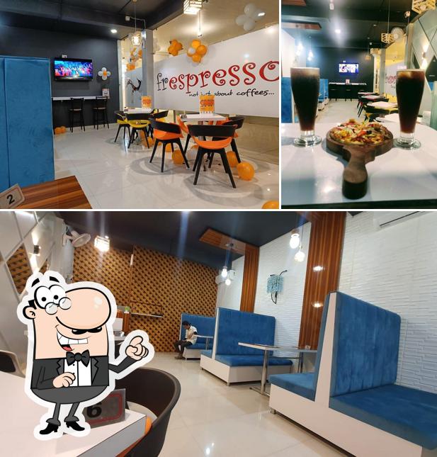 The interior of Frespresso Chandausi