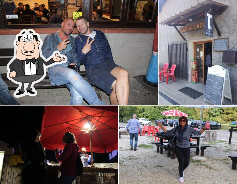 Gli interni di Bar del Lago