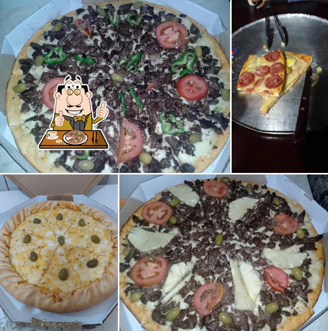 Escolha pizza no NF Lanches