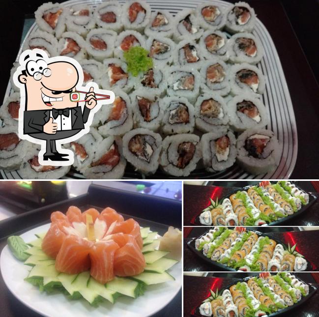 Peça diversas opções de sushi