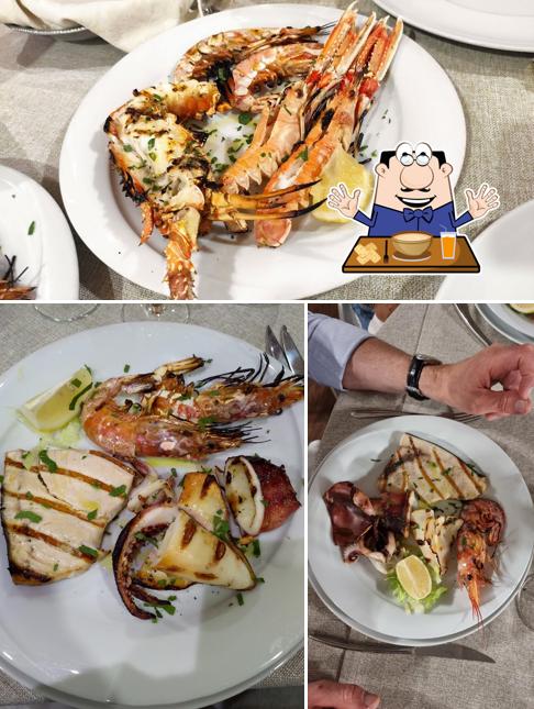 Scampi al Ristorante Faghitó