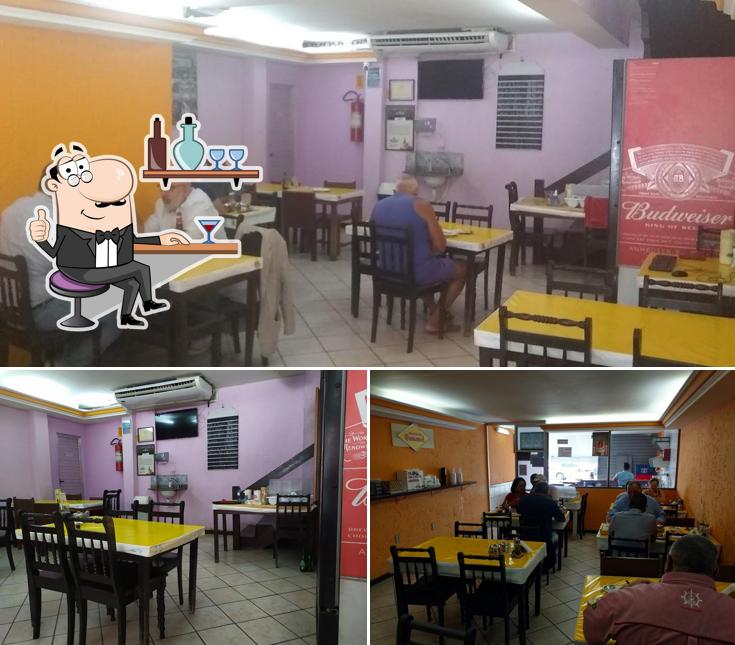 O interior do Juarez Restaurante