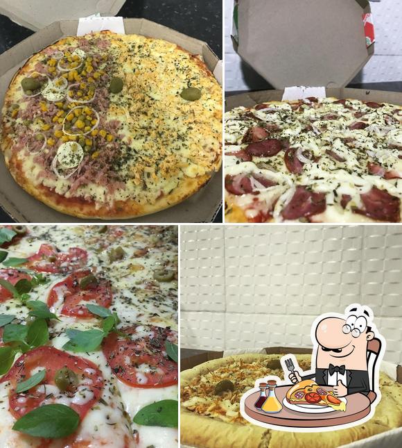 Consiga diversos tipos de pizza