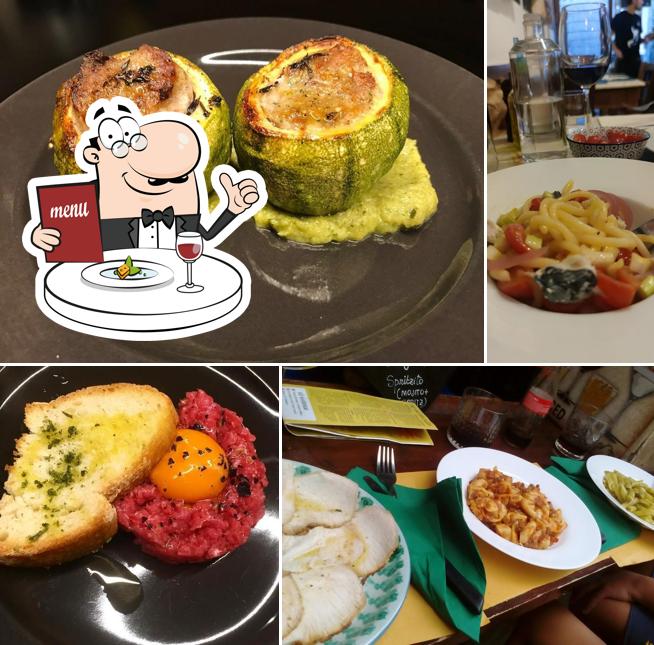 Cibo al Osteria Da Trombicche