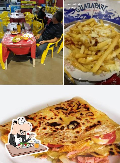 A foto do Crep's Lanches’s comida e interior