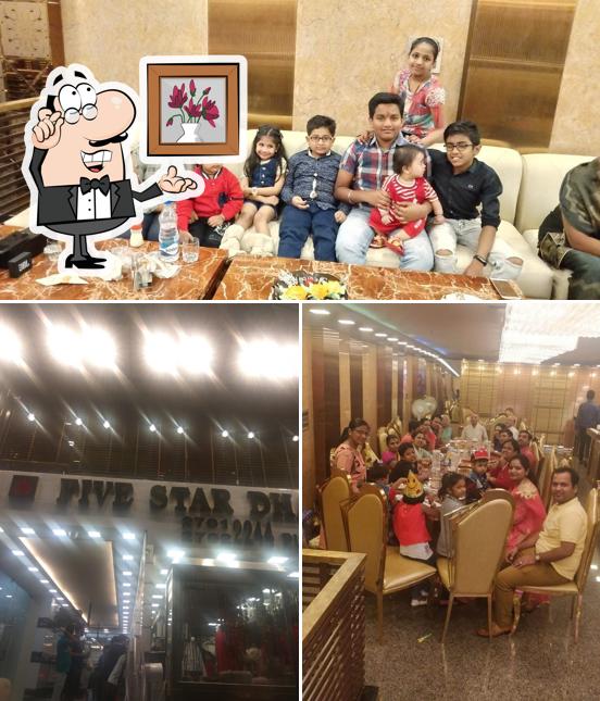 The interior of Five Star Dhaba