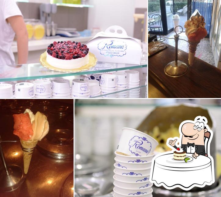Gelateria Romana provides a selection of desserts