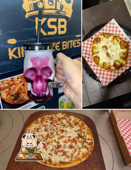 Get pizza at King Size Bites