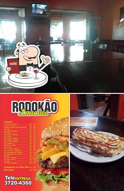 O Rodokão Lanches se destaca pelo comida e balcão de bar