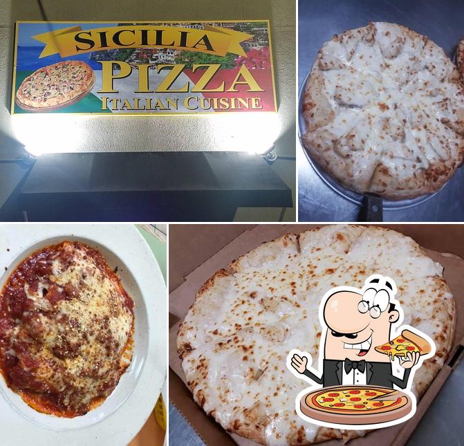 Sicilia Pizza in Oak Ridge Restaurant menu and reviews