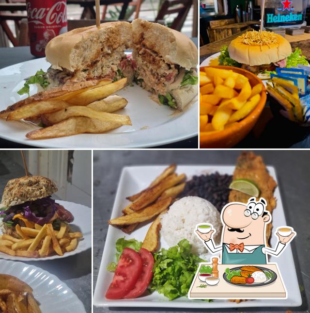 Sanduíche de carne de porco desfiada em Beabar lounge