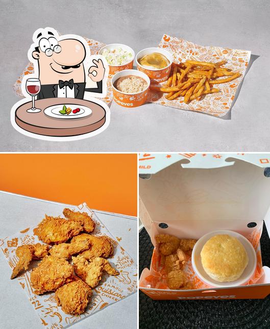 Popeyes Louisiana Kitchen, 141 Co Rd 6 in Elkhart Restaurant menu and