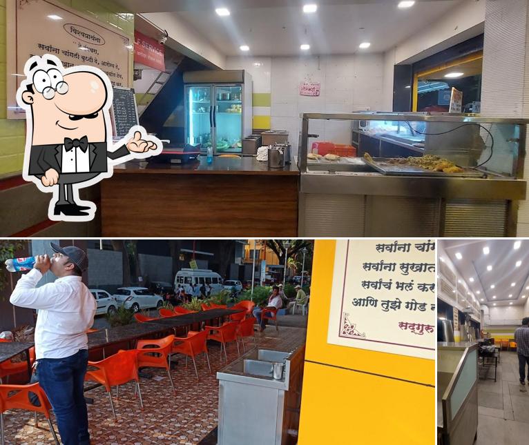 The interior of YMC Vada Pav