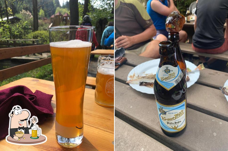 Commandez une pinte de bière blonde ou brune