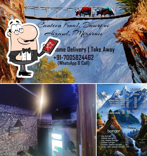 The exterior of MoMo Cafe Aizawl