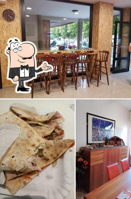 La foto di interni e cibo da Pizzeria l'Asso di Spada di Seghini Giorgia C. Snc
