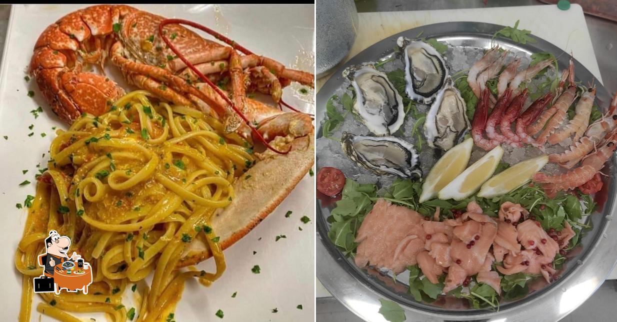 Prenez de nombreux plats à base de fruits de mer proposés par Ristorante Dai Cesari