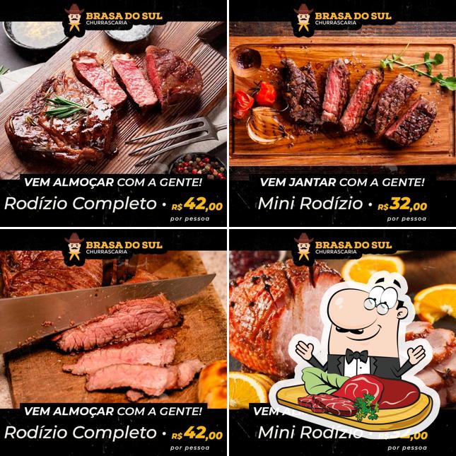 Experimente refeições de carne no Brasa do Sul Churrascaria