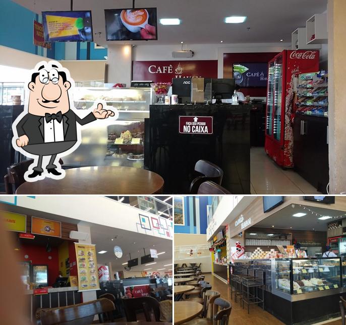 O interior do Café Runulpho Três Lagoas