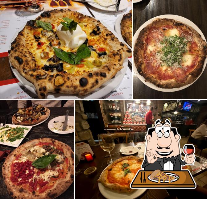 A Goodfellas Wood Oven Pizza, vous pouvez commander des pizzas