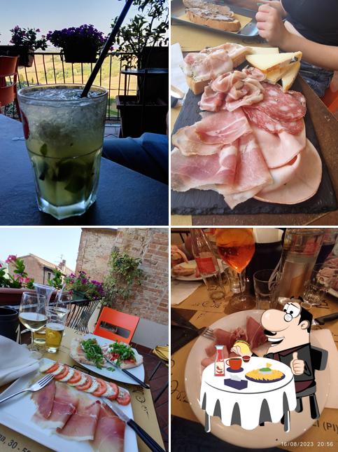Piatto di formaggi al Bar La Terrazza