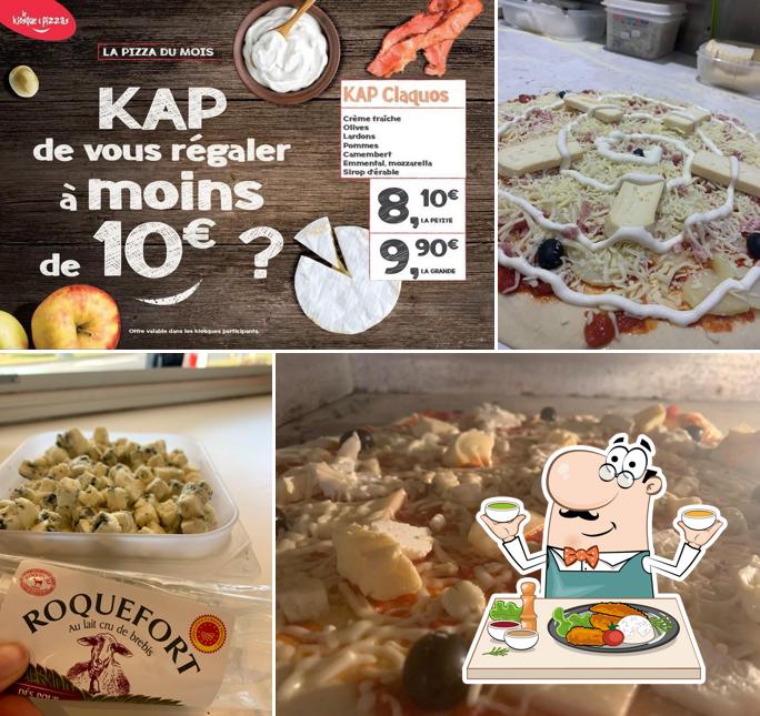 Nourriture à Le Kiosque à Pizzas