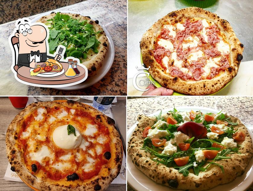 A Pizzeria Del Conte, puoi provare una bella pizza